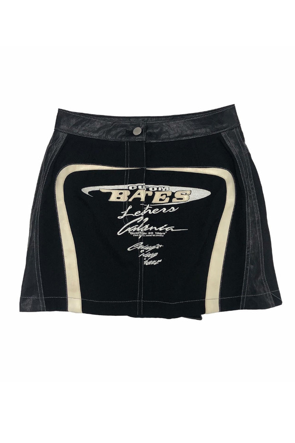 Bates racing jacket detail skirt