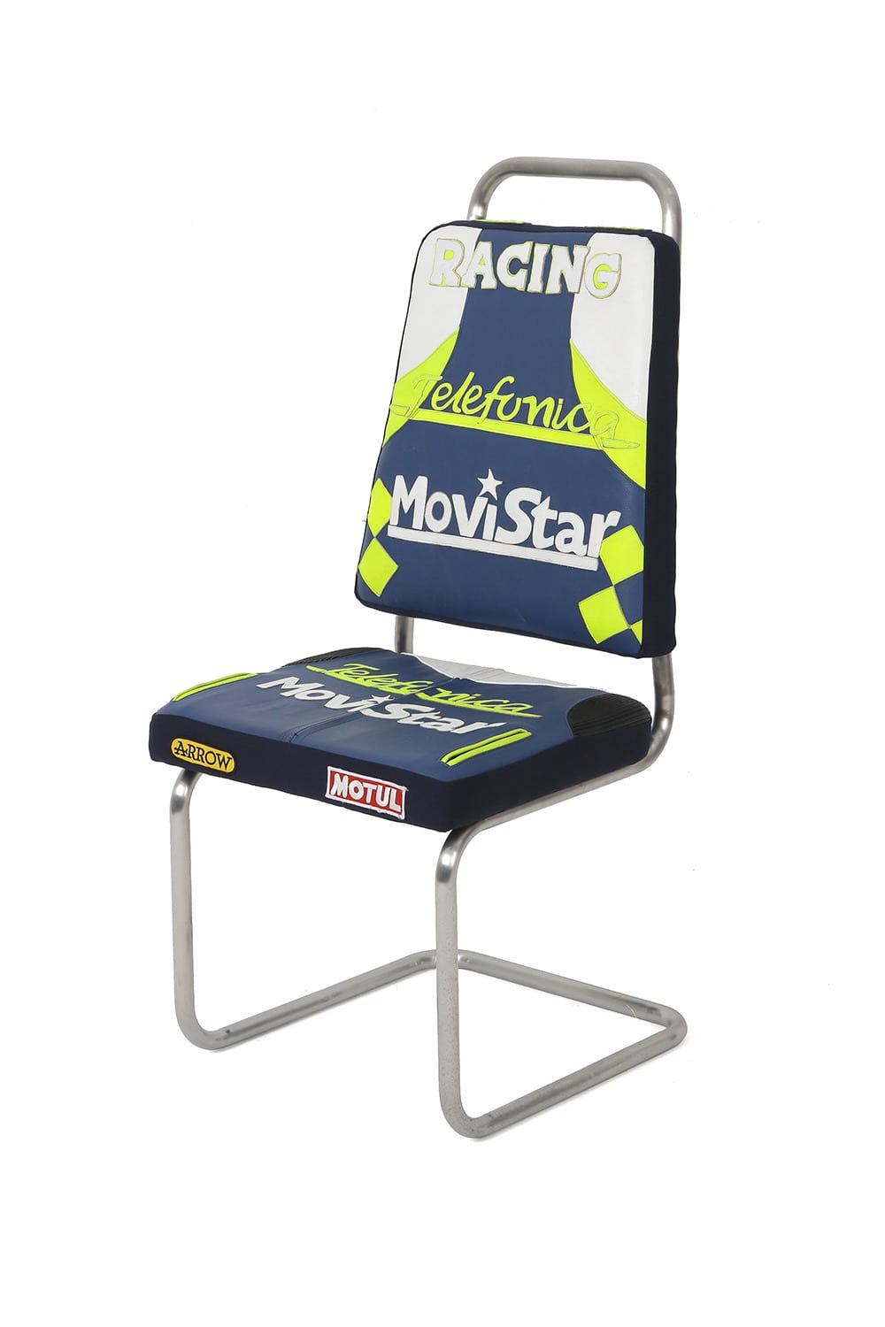 Chair C type 002 - Deconstructed Movistar Racing Jacket Single Chair